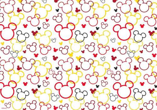 Mickey Mouse Edible Character Pattern Sheet - Click Image to Close